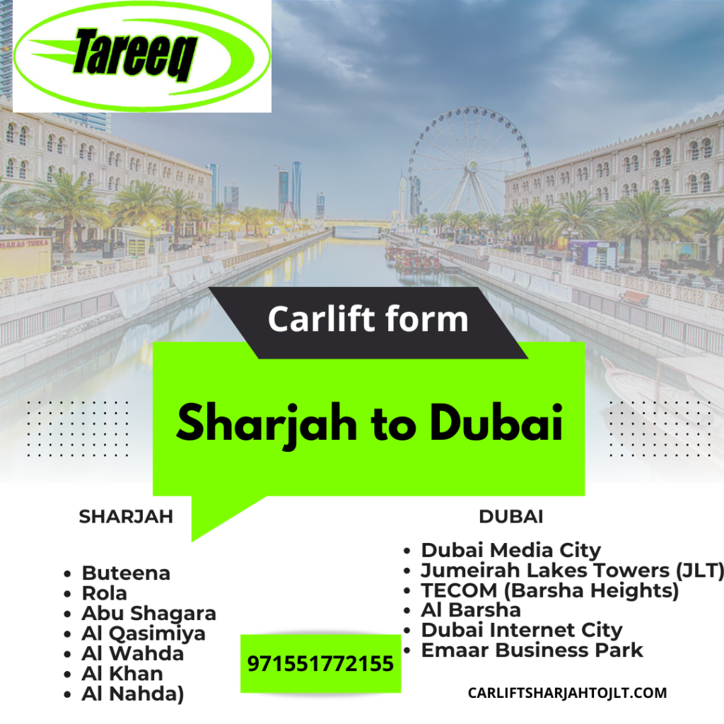 Sharjah to Media city carlift